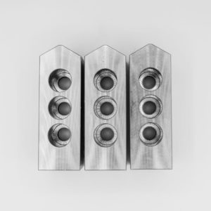 B-208 Type 1.5 X 60 Serrated CNC Chuck Soft Top Jaws (2.0HT)